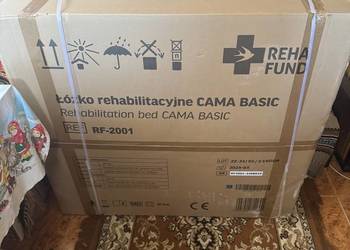 Łóżko rehabilitacyjne podnoszone elektrycznie z materacem nowe
