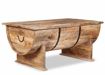 vidaXL Stolik kawowy, lite drewno mango(SKU:243977)