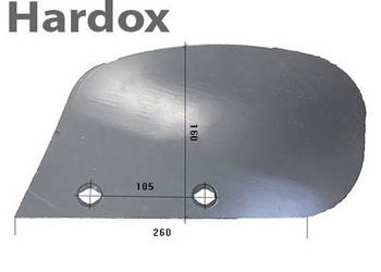 Odkładnia przedpłużka HARDOX 91804/L części do pługa OVERUM