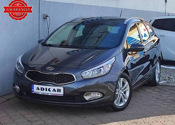 Kia Cee'd klimatronik, tempomat, 6-biegów, podg. kierownica, alu, zarejest…