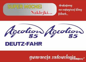 naklejki deutz agrotron 85 inne-modele