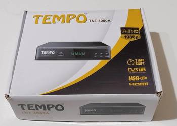 Dekoder Tuner DVB-T2 Tempo TNT 4000A Komplet