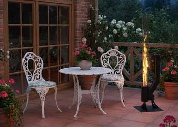 OGRZEWACZ TARASOWY na pellet - ogniowa pochodnia