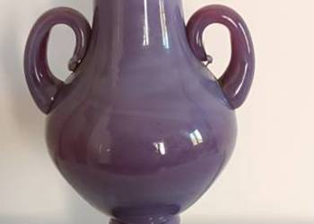 Wazon amfora Zofia Pasek KIS Kraków fiolet PRL design