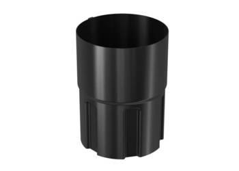 Bryza STAL Złączka rury spustowej 90 mm czarny ral 9005