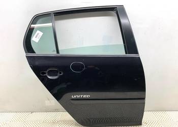 DRZWI PRAWY TYŁ VW GOLF V Hatchback 03-10 CZARNY