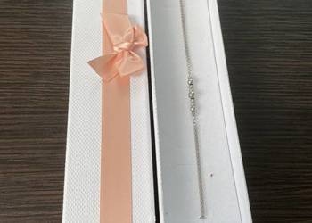 Bransoletka srebrna damska