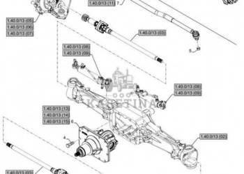 New Holland T6010 Zesp drazka kier pop 87332622