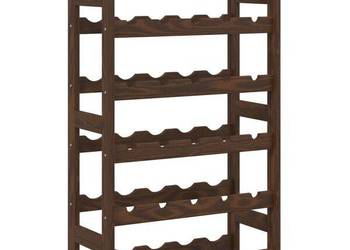 vidaXL Stojak na 30 butelek wina, brązowy(SKU:373391)