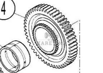 Massey Ferguson 7718S 7718 S 1804A DYNA 6 Koło Zębate Zębatka Zębnik Skrzy…