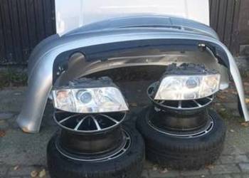 sprzedam maska lampy zderzaki i felgi audi a6c5