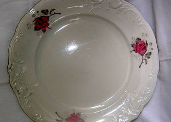 patera vintage Wałbrzych porcelana kwiat róży_Ddvin