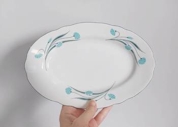 półmisek Ćmiełów, retro, vintage, PRL, 23 cm długość