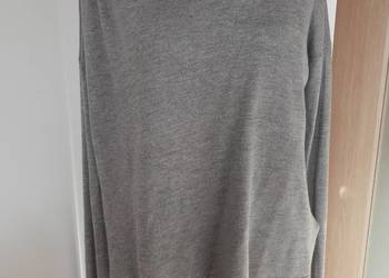 Sweter H&M Blezer z Wełną Szary Narzutka M 38