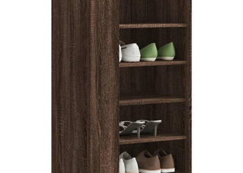 Szafka na buty brązowy dąb 52x375x100 cm WM-848450