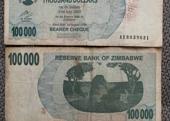 100000 Dollars Zimbabwe