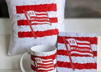 Cracovia prezent dla kibica piłki nożnej dla niego Ekstraklasa poduszka pod