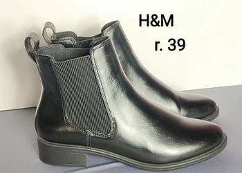 Sztyblety H&M czarne - rozmiar 39