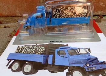 PRAGA V3S drewno Kultowe ciężarówki auta PRL Deagostini model 1/43 kolekcja