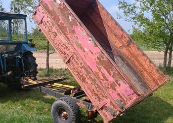 Przyczepa 2000kg kiper wywrot 3 strony