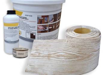 Deska elewacyjna PATYNA BEŻ  Imitacja Drewna (zestaw 1m2)