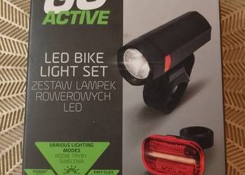 Zestaw lampek rowerowych LED