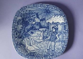 Talerz Kolekcjonerski Świąteczny Talerz Ścienny Rorstrand Gunnar Nylund