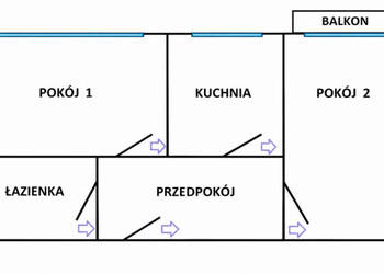 Wynajmę 2 pokojowe mieszkanie na Woli, balkon, Metro