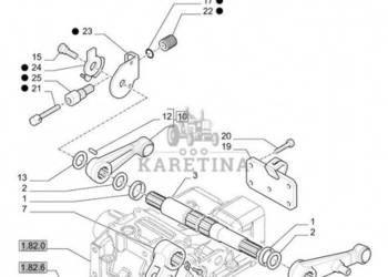 New Holland T6010 Ogranicznik 47134460