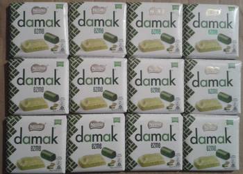DAMAK EZME Turecka biała czekolada z pistacjami dubajska 55gx14 = 770g