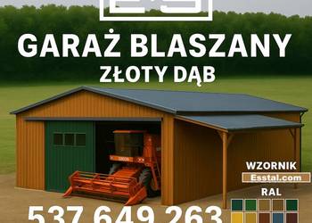 Magazyn | Schowek GARAŻ BLASZANY | Wiata Garażowa Zadaszenie – ESSTAL-