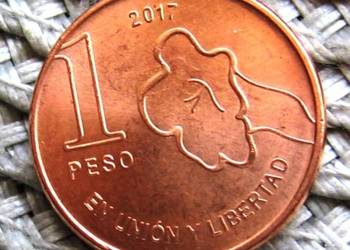 Argentyna 1 Peso 2017r--Ładna