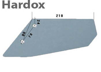 Lemiesz HARDOX 3374417/L agregat ścierniskowy LEMKEN