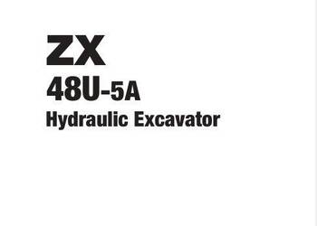 Hitachi Zaxis ZX48U-5A instrukcja naprawy PL