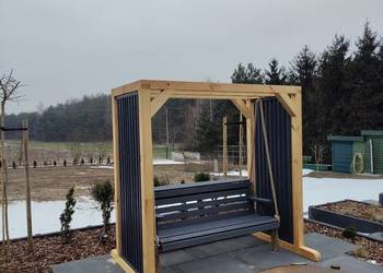 Huśtawka ogrodowa Pergola Drewniana