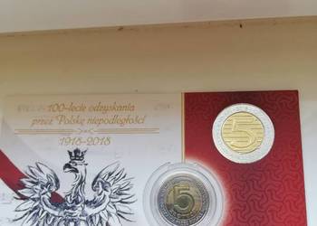 Polska 5 złotych 2018 rok Niepodległość blister Polska 5 złotych 2018 rok Niepodległość blister