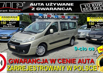 Citroen Jumpy Combi 2.0 D * Niski przebieg *9-os* GWARANCJA * Zamiana * Au…