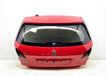 KLAPA TYŁ PEUGEOT 308 II Hatchback 13-21 CZERWONY TYLNA, BAGAŻNIKA