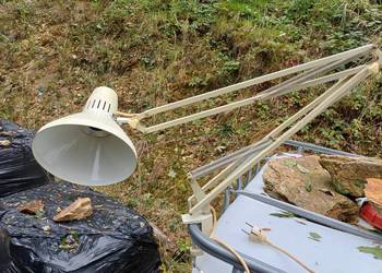 Retro lampa warsztatową,kreslarska Bocianka w dobrym stanie Czechoslowacja