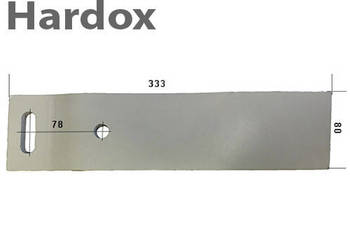 Listwa tylna odkładni HARDOX 3475289/L ST3L do pługa LEMKEN