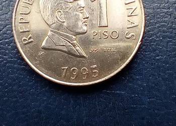 Stare monety 1 peso 1995 Filipiny