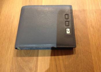 Portfel Skórzany Męski ,Szary,Nowy ,Skóra Naturalna