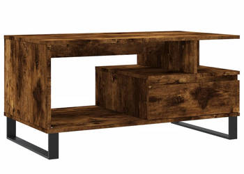 Stolik kawowy przydymiony dąb 90x49x45 cm WM-831033