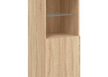 Szafka z oświetleniem LED dąb sonoma 41x37x100 cm WM-836688