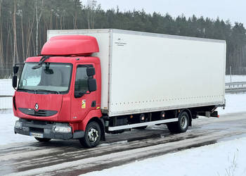 Renault MIDLUM 180 DXI Kontener 18 Euro Palet, Poduszki, EURO 5 Przebieg U…