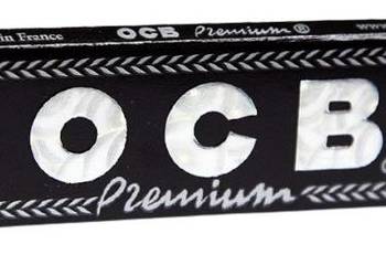 Bibułki OCB Premium Cienkie do Zawijania Tytoniu - 50 sztuk, 69x36 mm
