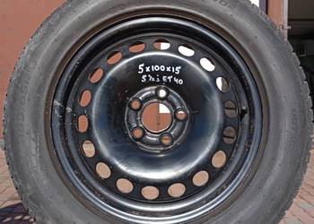 1 x Felga stalowa Volkswagen OE 2q0601027 5.5" x15" 5x100 ET40 VAG Q57,1