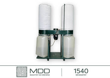 Odciąg trocin 3 kW 4000 m³/h – turbina Ø300 mm, 2 worki (1540)