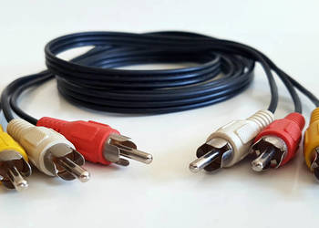 Kabel 3x RCA chinch przewód 1.1 m