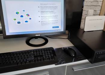 Komputer HP+Monitor ISUS+Głośniki CRETIVE + Klawiator + Myszka Microsoft